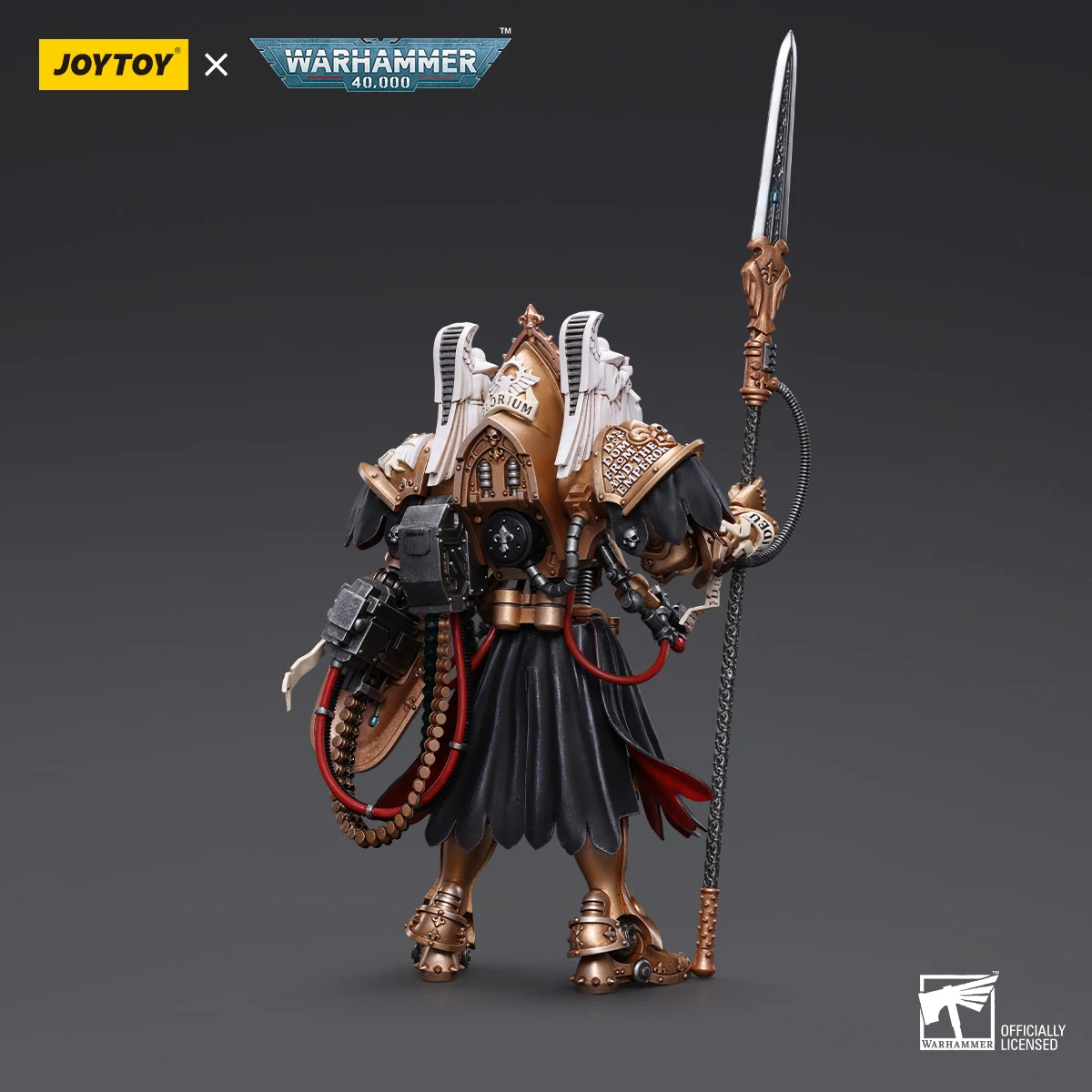 

JOYTOY Warhammer 40K масштаб 1/18 Adepta Sororitas Abbess Sanctorum Morvenn Vahl экшн-фигурка модель игрушки для коллекции