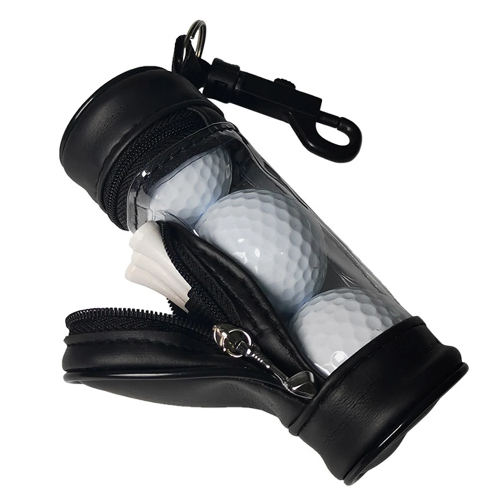 

Protective Golf Ball Pouch Zippered Design Portable Organizer Accessories Kit for Outdoor Use