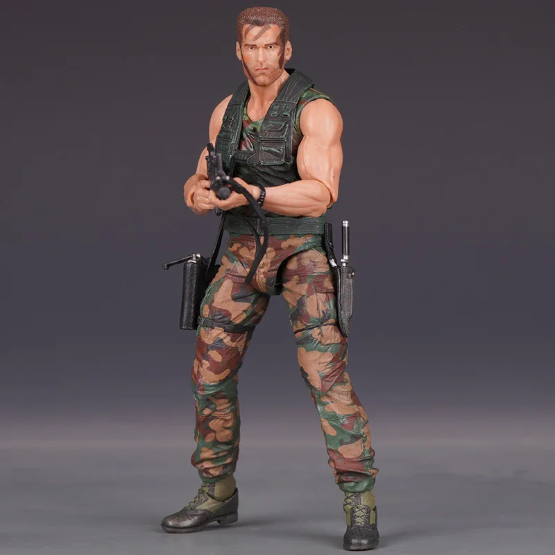 In Stock NECA Predator 30th Anniversary Jungle Patrol Dutch Action