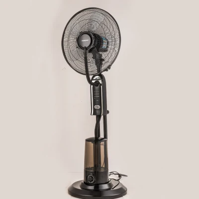 AC220-240V 75w power water mist fan spraying fan with 3.2L water tank remote control humidifier 3 gears adjustment 7.5 hours