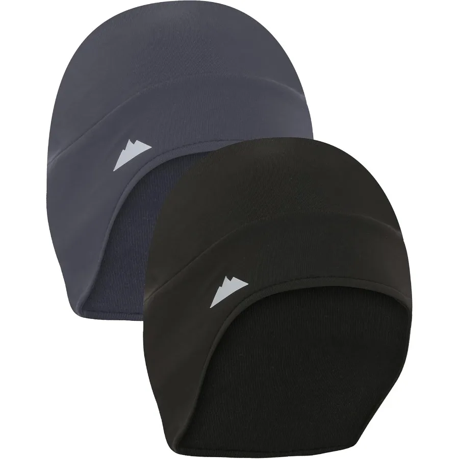 

Tough Headwear Thermal Skull Cap - Moisture-Wicking Running Beanie Helmet Liner - Warmth and Cycling Apparel