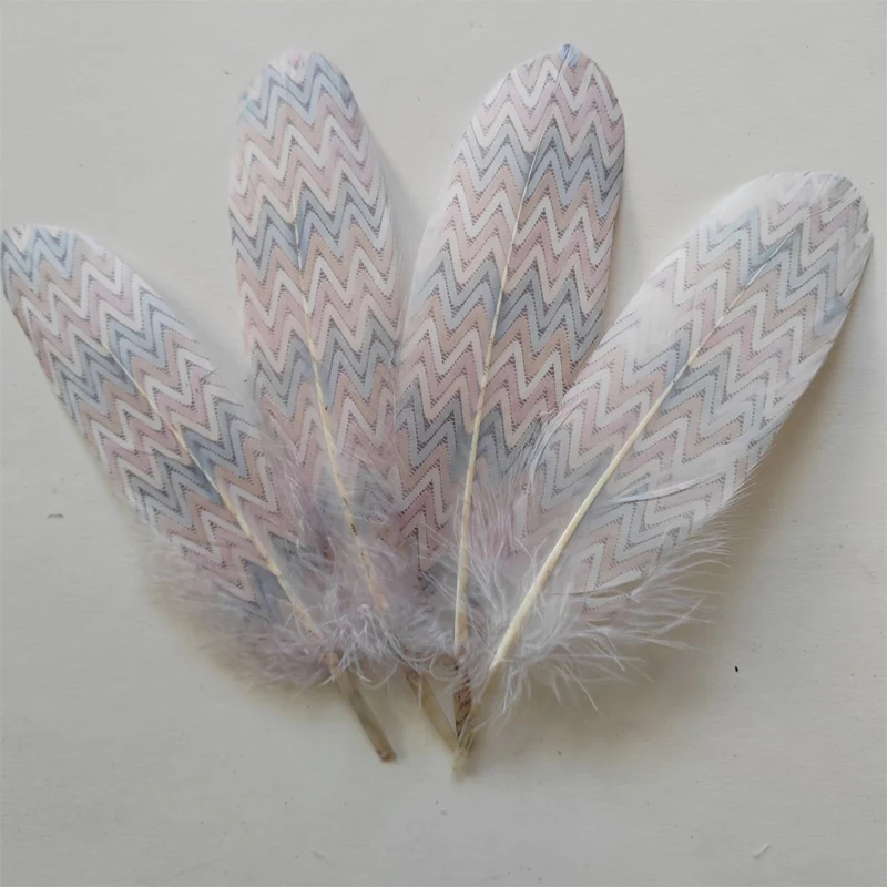 50Pcs/lot!14-20cm-Printable Goose Satinettes Feathers,Fashion Craft Feathers for Millinery,Wedding,Decorativas