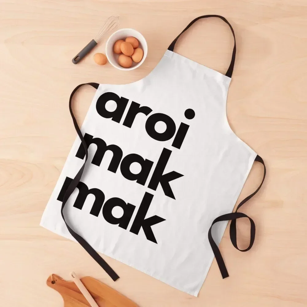 

Aroi mak mak - Delicious food Apron Teacher Kitchen For Men bib Apron