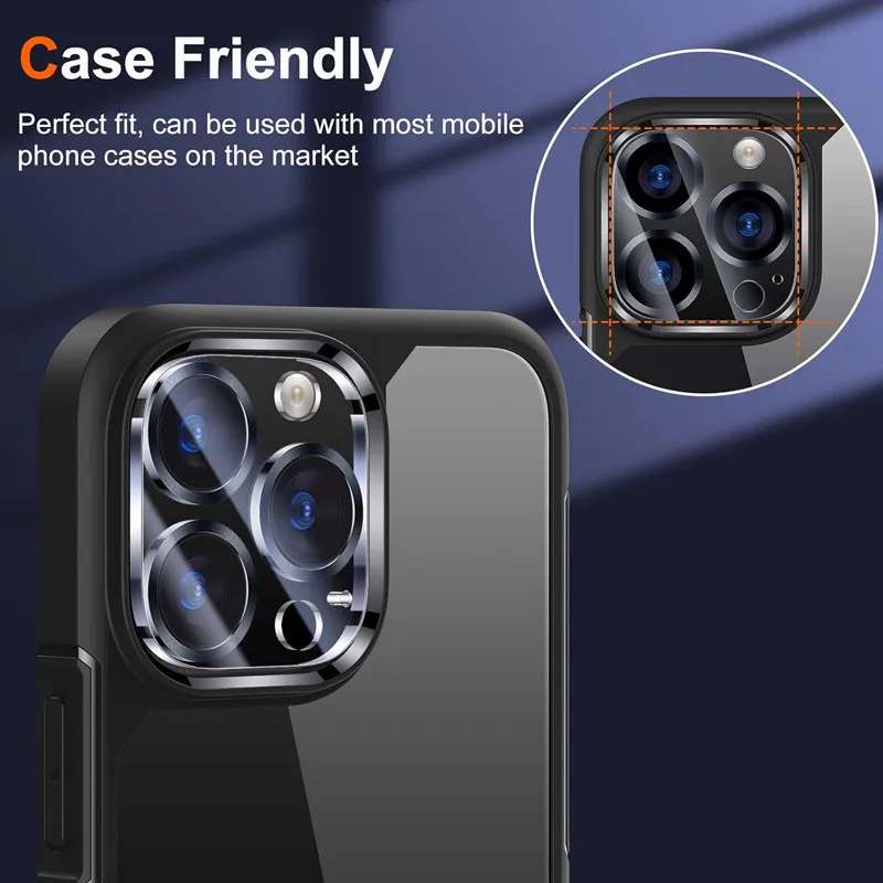 1pcs Camera Protector For IPhone 15 14 13 12 11 16 Pro Max Lens Cover Iphone 15 Pro Camera Film Glass Iphone 14 Pro Accessoires