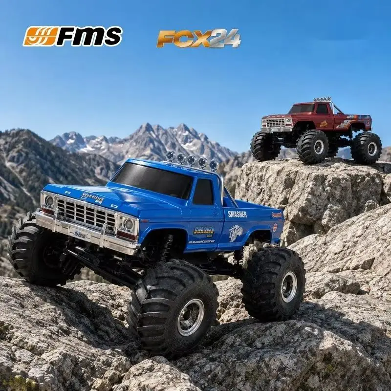FMS 1/24 FCX24 F100V3 off-road RC remote control model car pickup electric car high and low speed household desktop toy