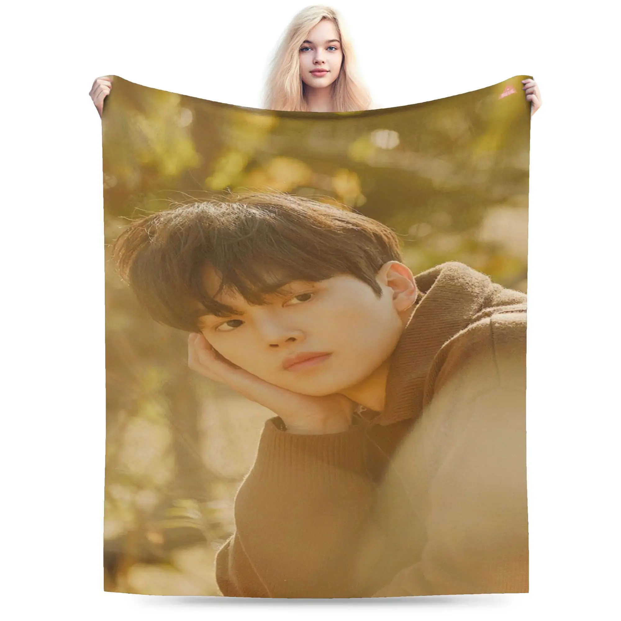 Song Kang my demon actor manta polar relajarse mantas suaves para sofá colcha fina de felpa