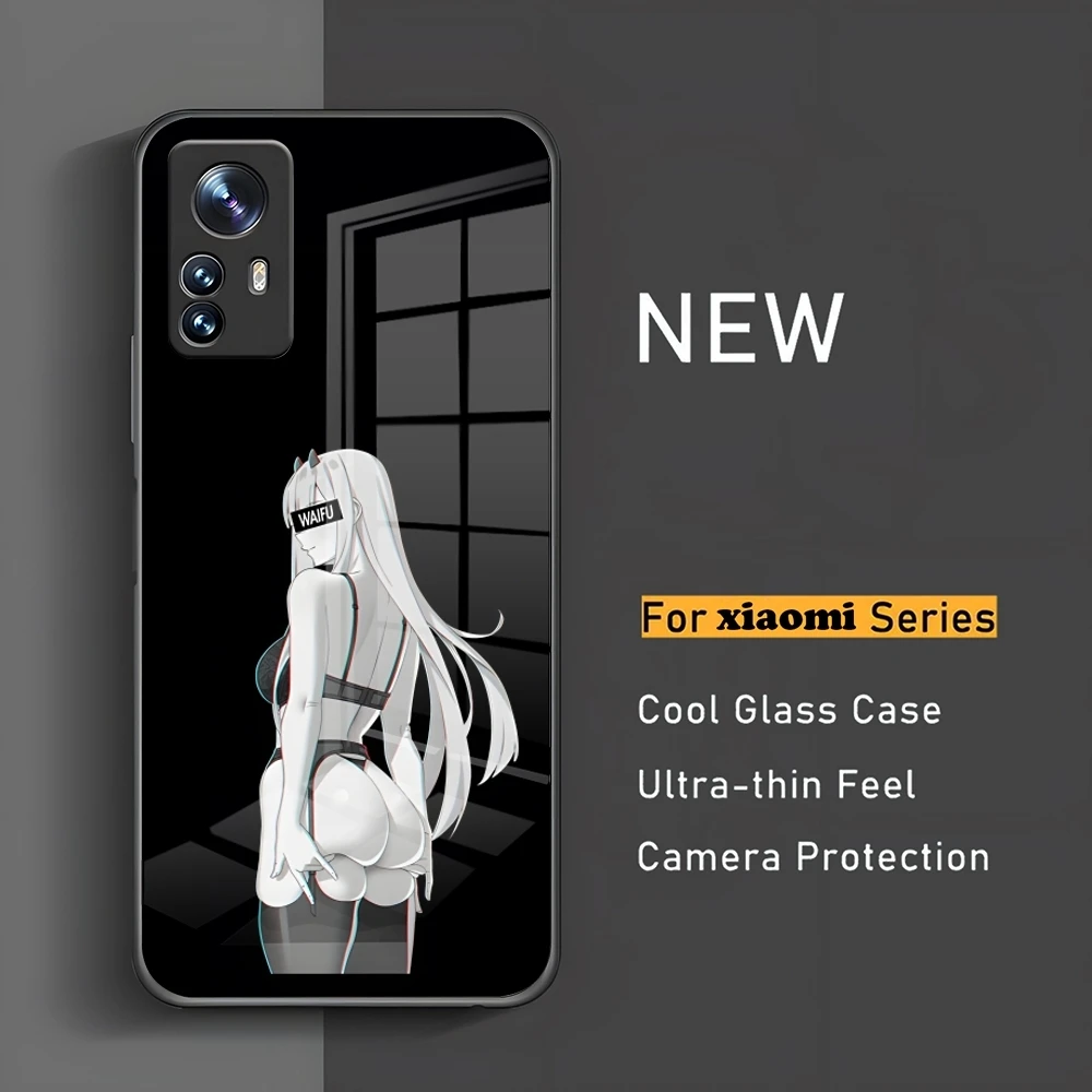 Funda de teléfono Zero Two Darling In The FranXX Anime para Xiaomi 15 13 12 Pro 14 11 10 13 Lite 10T Pro 12X 11i F3 Pro Note POCO M4 M3