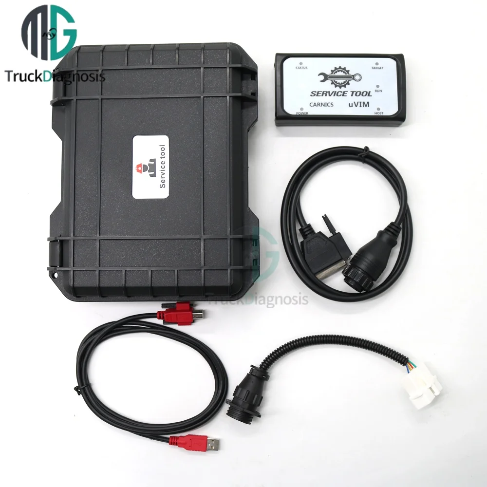 For Doosan Diagnostic Tools Excavator OBD Forklift Engine Fault Scanner Detection Interface DDT CARINICS SCR DPF DCU ECU+G2