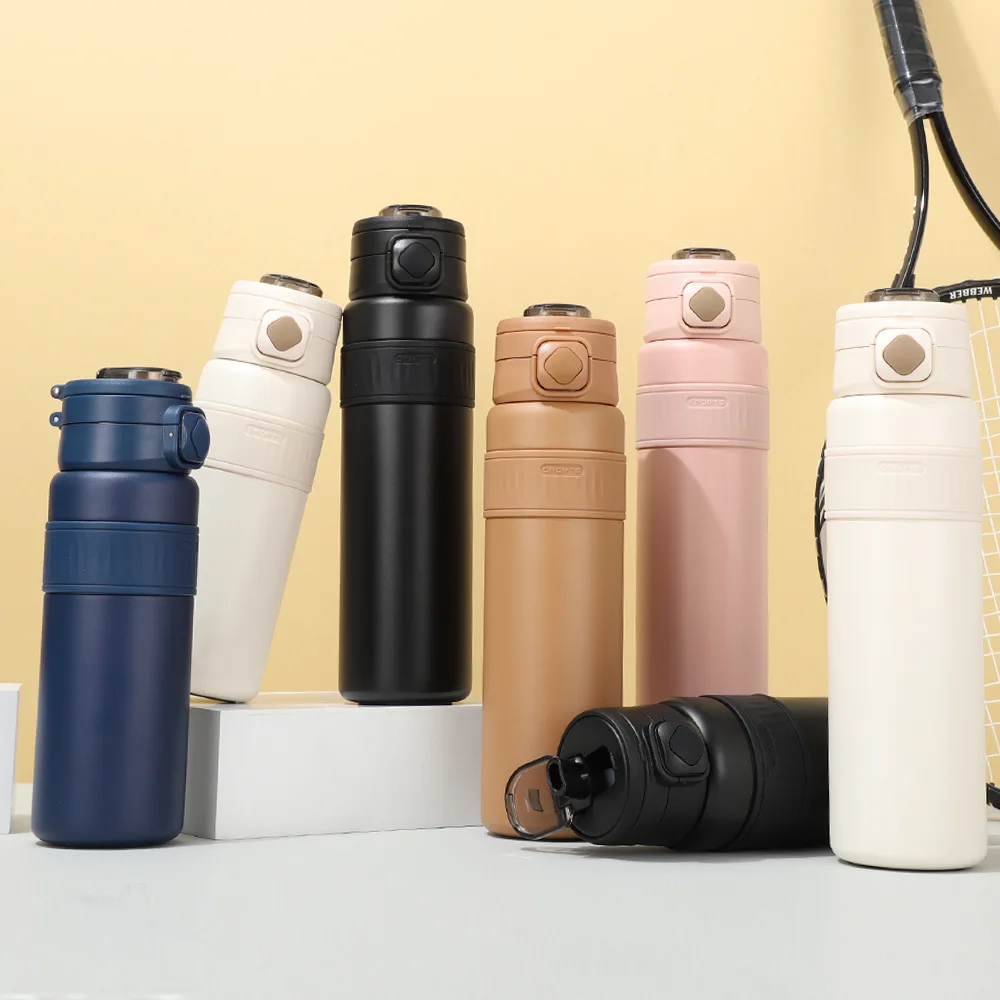 

316L Stainless Steel Insulated Water Cup with Portable Bouncing Lid