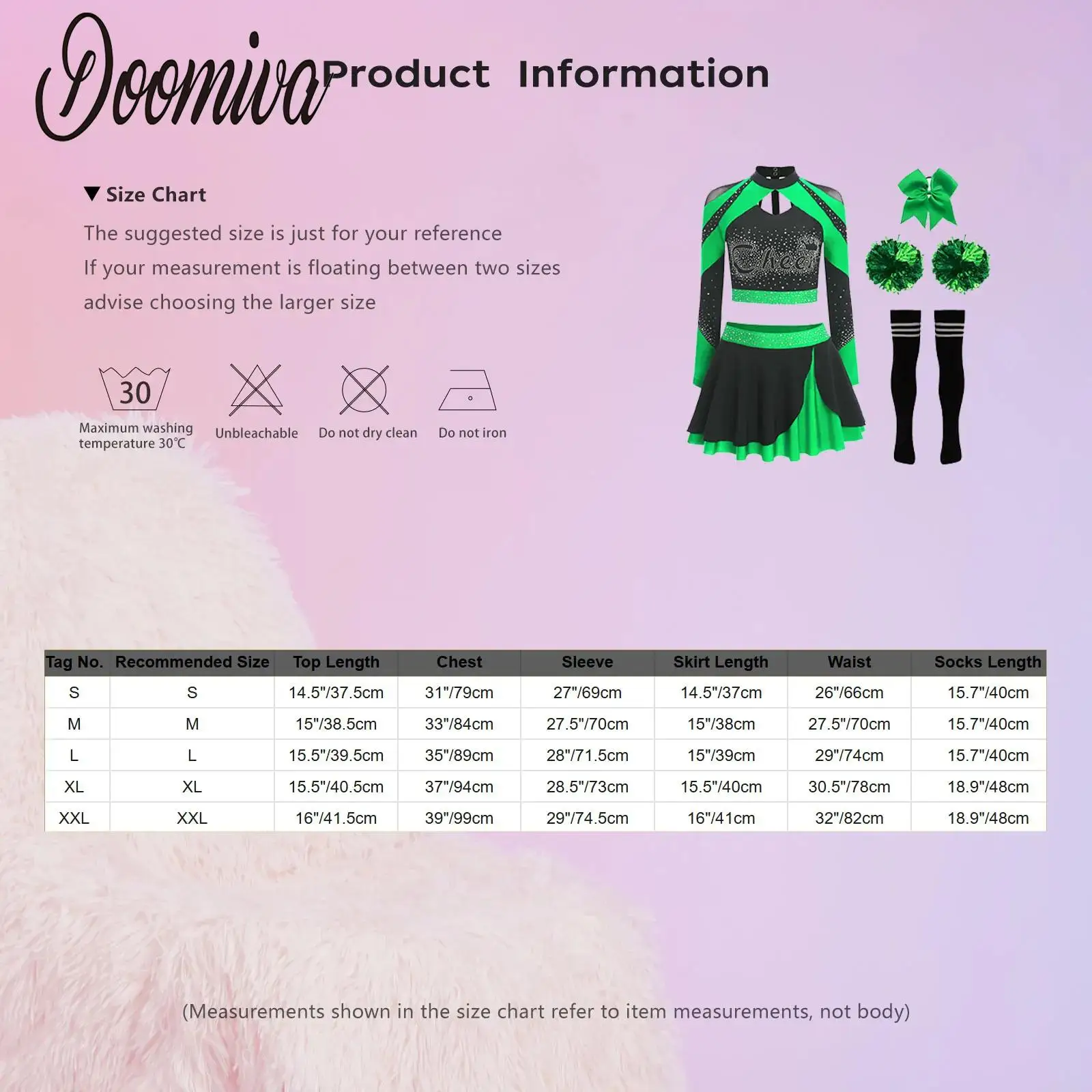 

Women Cheerleading Dress Cosplay Costume Party Dance Cheer Dress Set Shiny Long Sleeve Cheer Dancing Stage Performance Outfits