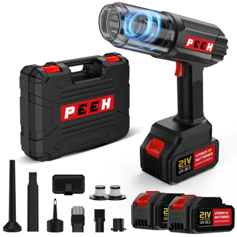 Handheld Vacuum for Home Cordless Portable Vacuum Cleaner Rechargeable with 60 Mins Max Runtime High Power Vacuum for Car Offic