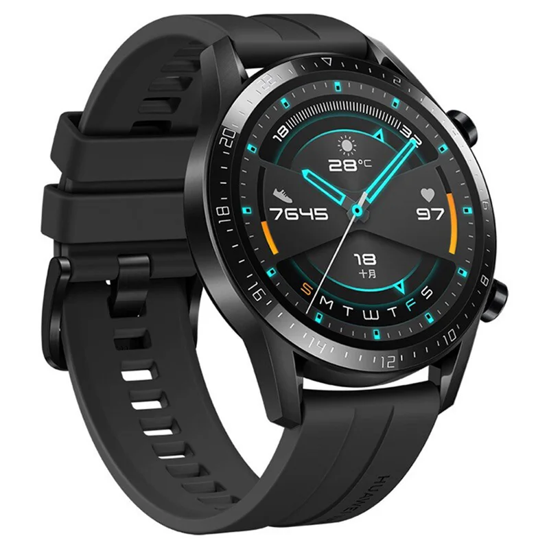 Pulseira de relógio de silicone para relógio Huawei, relógio Huawei, GT2, 2, 2e, 3 Pro, 46mm, correia smartwatch, pulseira, Samsung Galaxy, 3, 45mm,