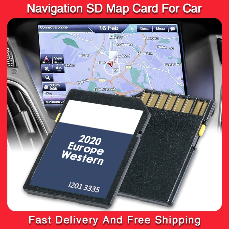 

RNS310 V12 West GPS Accessories for VW Skoda Seat SD Card Navigation UK EU Map 2020 Work Stable