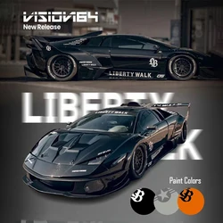 Preventa Vision64 1:64 LBWK Murcielago LB Silhouette GT EVO Diecast Diorama Car Model Collection juguetes en miniatura