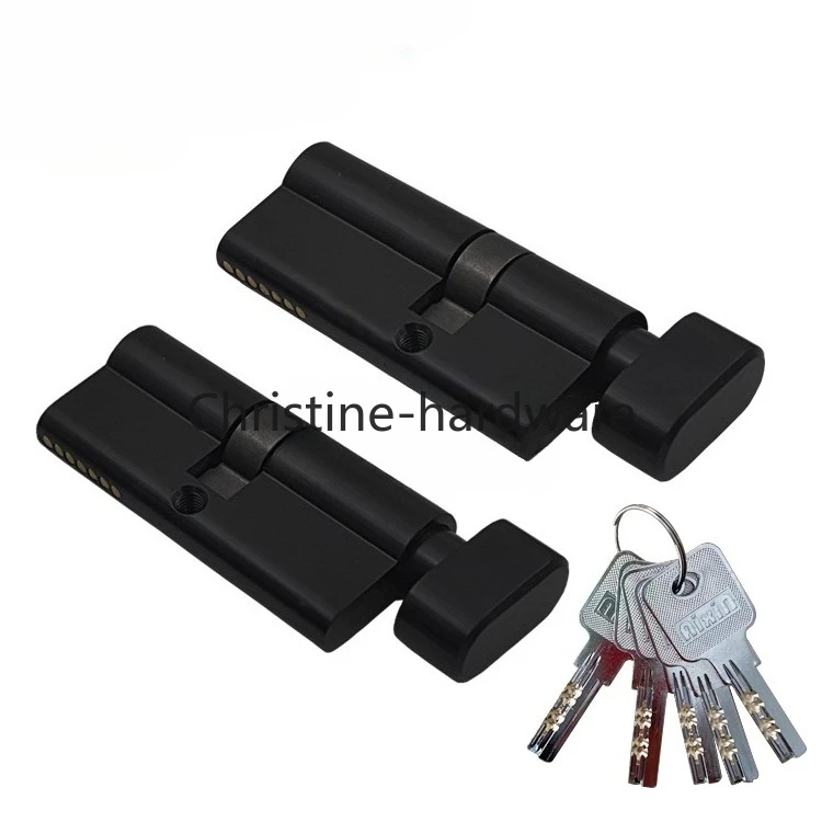 all-brass-black-cylinder-lock-unconventional-eccentric-lock-cylinder-security-living-room-lock-handle-with-customized-brass-key