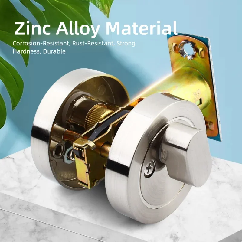 Multi-Color Household Invisible Lock Indoor Anti-Theft Lock Single-Sided Hidden Lock Bedroom Storage Basement Door Lock
