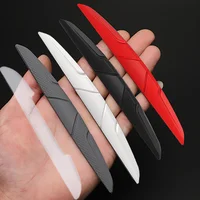 Pegatinas de barra protectora anticolisión para Borde de puerta de coche, protectores de protección lateral de silicona para coche, cubierta de espejo retrovisor, tira de protección