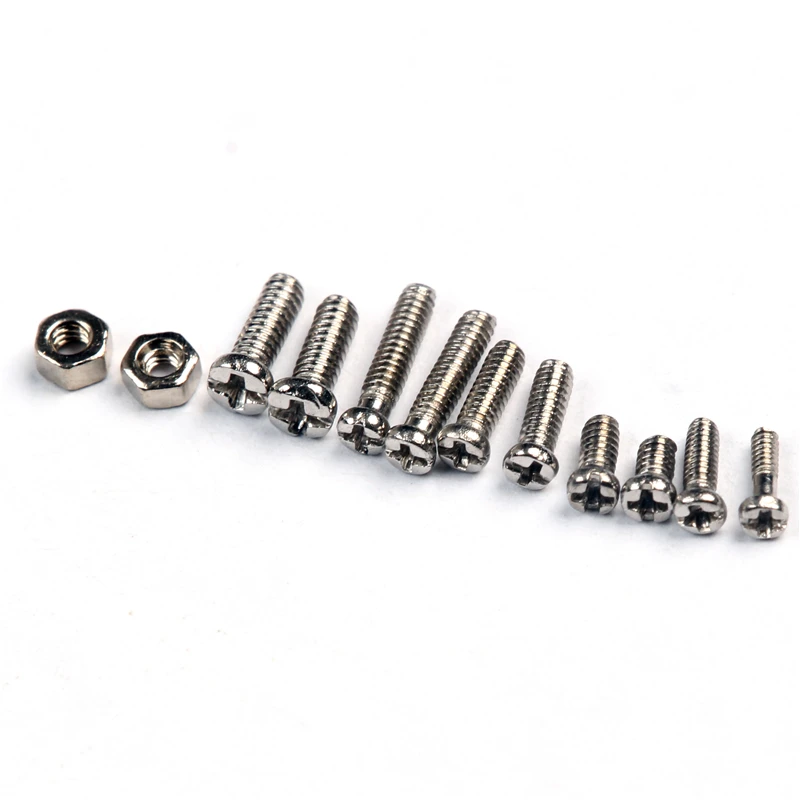 1000Pcs/lot Stainless Steel Screws Set +1PC Screwdriver Micro Mobile Phone Glasses Screws Bolts and Nuts Kit DIY Boxs M1-M1.6