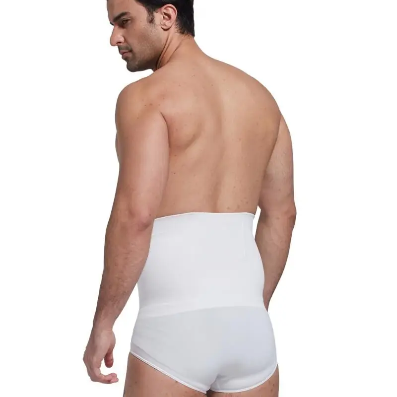 Men's Body Slimming Shaper Cotton Long Boxer Control Shaping Fitness Underwear Shorts Pants Shapewear