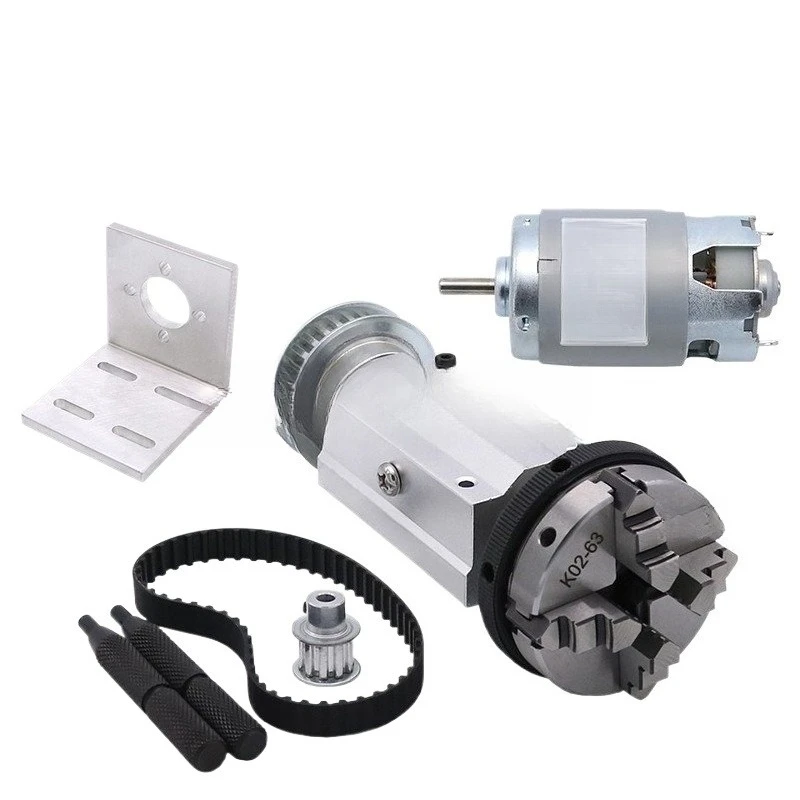 

Миниатюрный токарный станок для обработки древесины, станок для изготовления бусин, 63 мм, четырехкулачковый патрон, шпиндельный узел, сквозное отверстие 65 мм, малый 50 мм, трехкулачковый вращающийся патрон