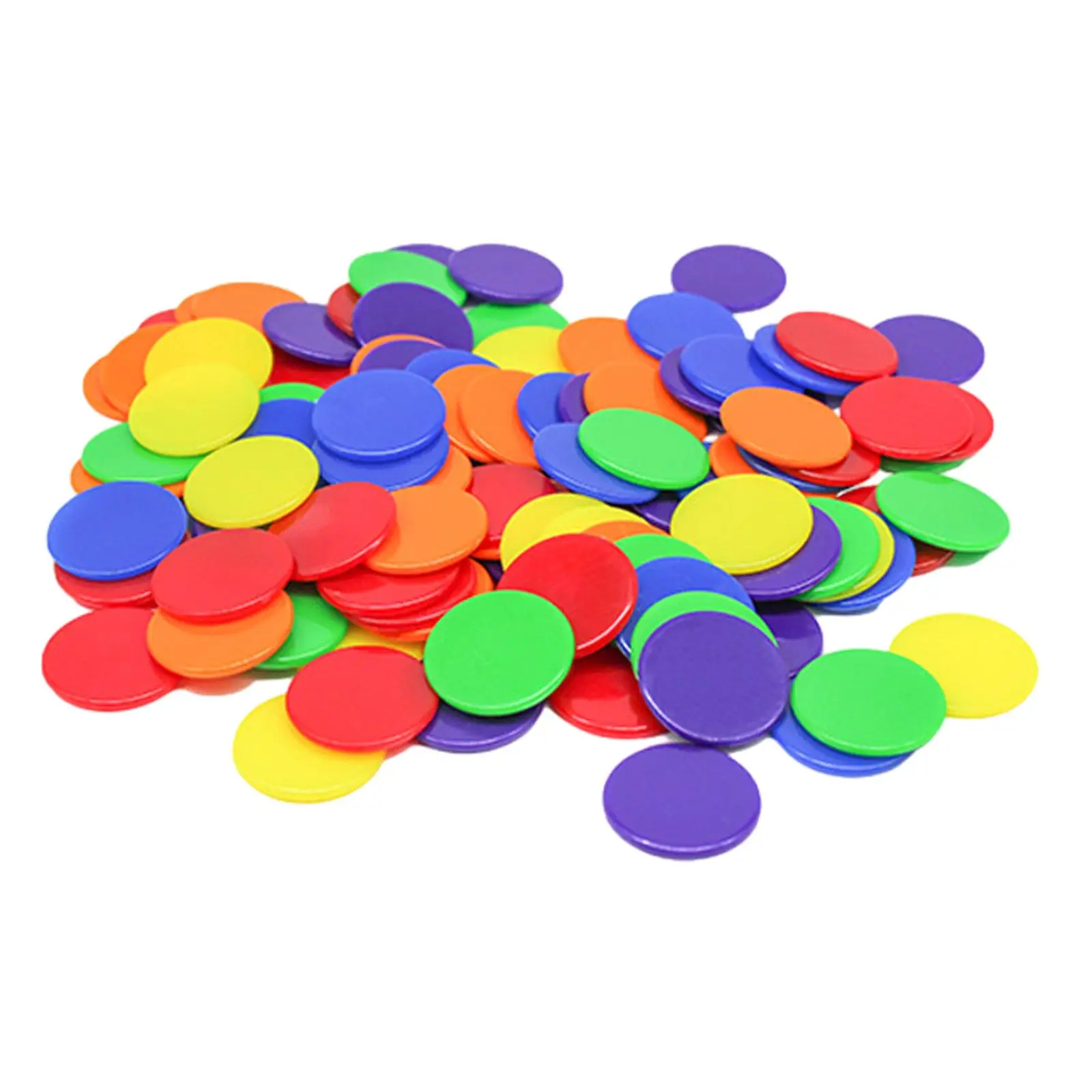 Math Manipulatives Counting Counters Markers for Kids Education Bingo Game Chips Assorted Colors for Learning Numbers and