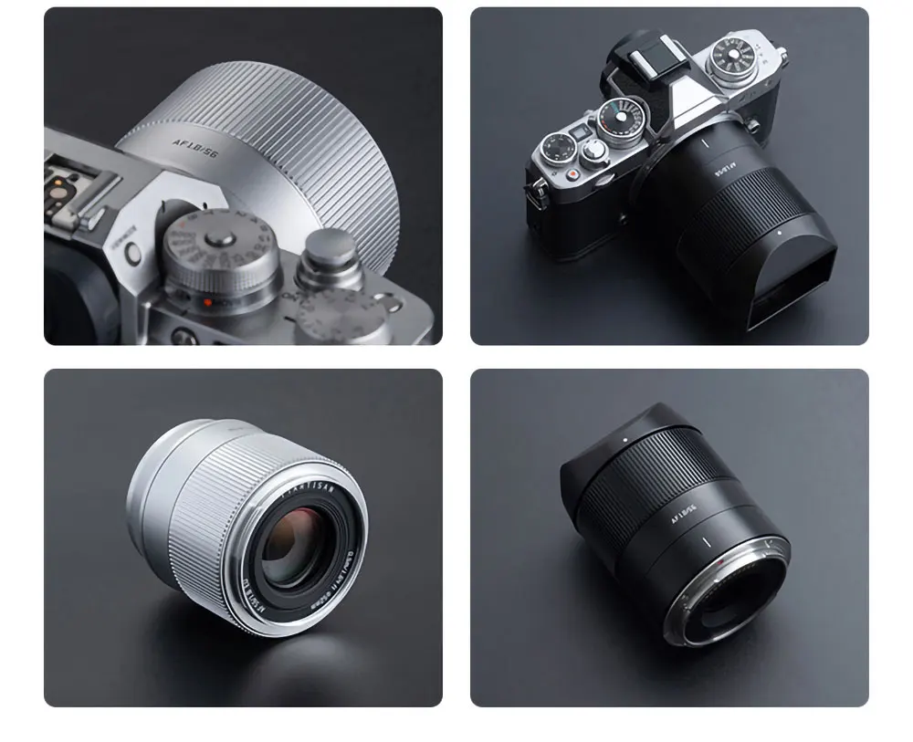 TTArtisan AF 56 مللي متر F1.8 صورة التصوير عدسة الكاميرا لسوني E ZVE10 A6400 a7rIII فوجي فيلم XF XT-3 نيكون Z جبل ZFC Z50 Z6