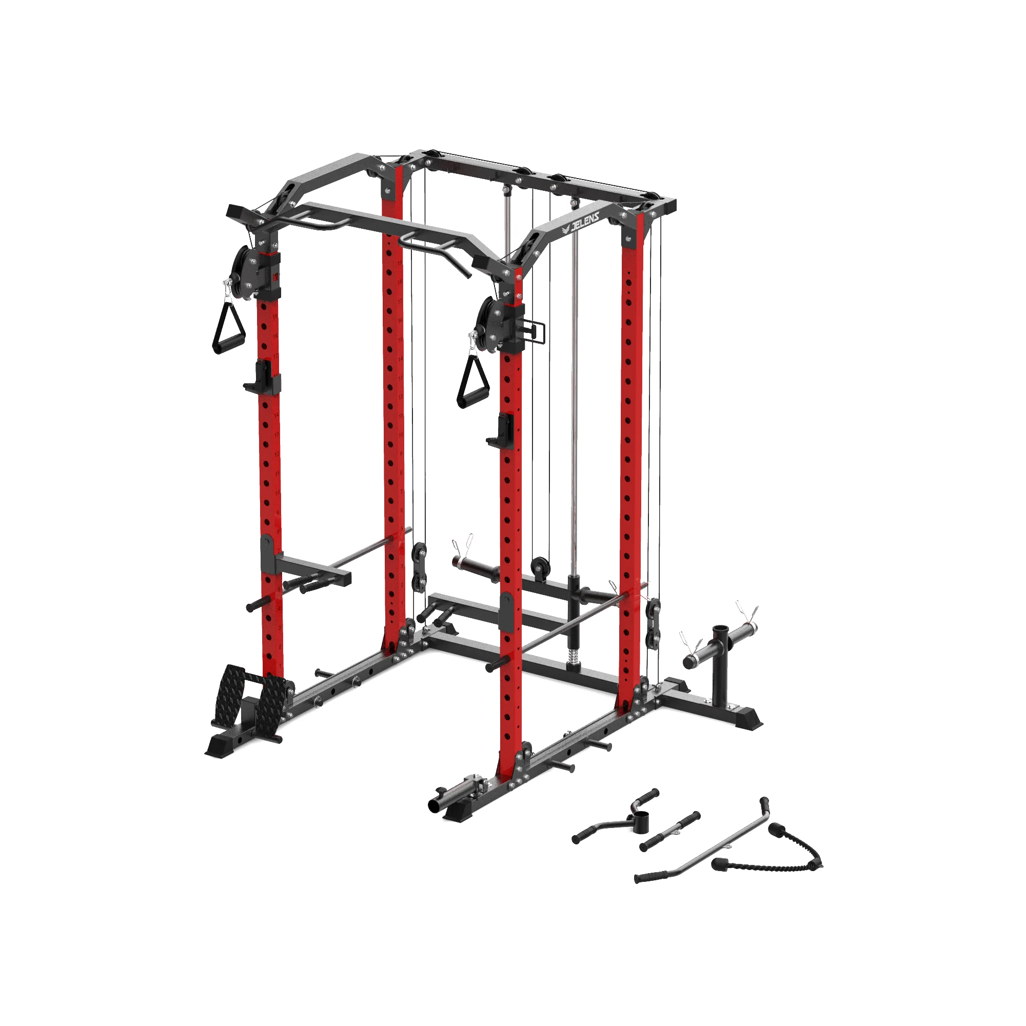 Hot Sale Training Weight Smith Machine Multi Functional Trainer Power Rack Cage 3x3 Power Rack