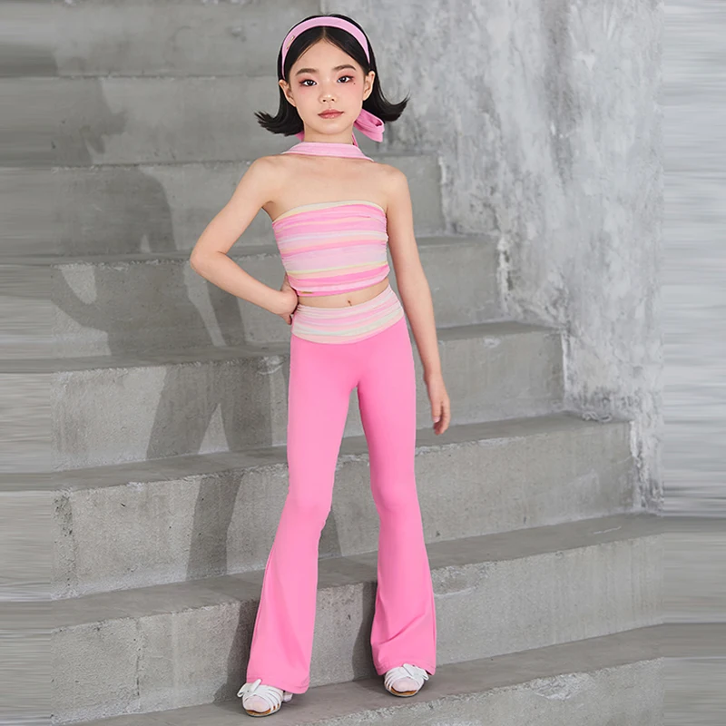 Costumes de danse de salon pour enfants, Costume de concours de danse latine pour filles, vêtements de spectacle de danse latine Samba pour enfants SL12799