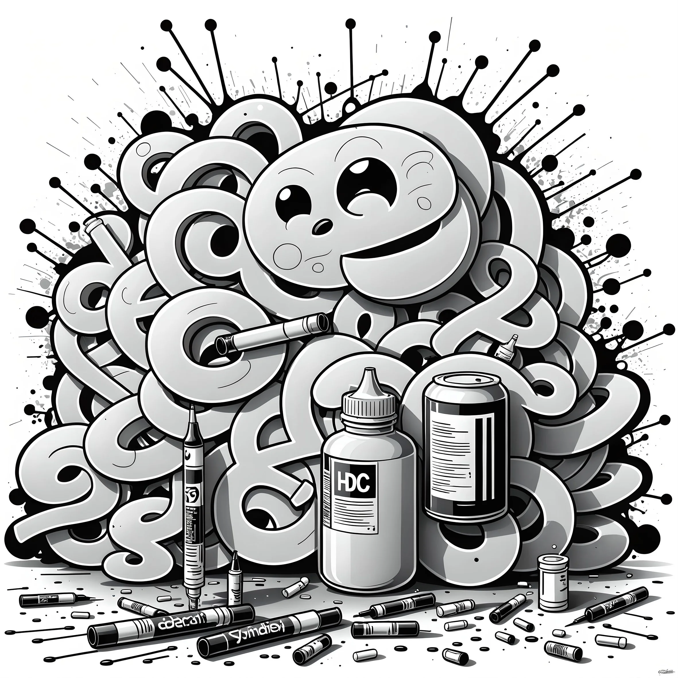 Colored Pencil Wonderful Graffiti Colouring Book Adult Picture Book Original Design