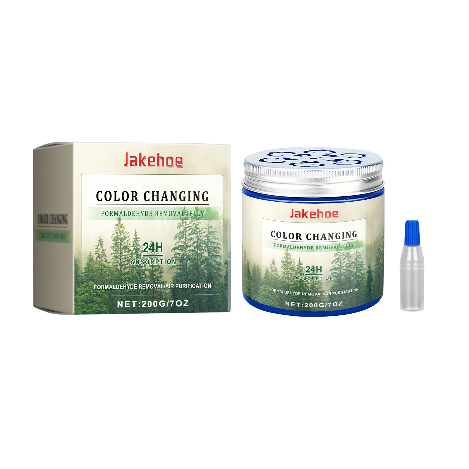Color Changing Formaldehyde Removal Jelly Air Purification Gel Odor Eliminator for New House Office Indoor
