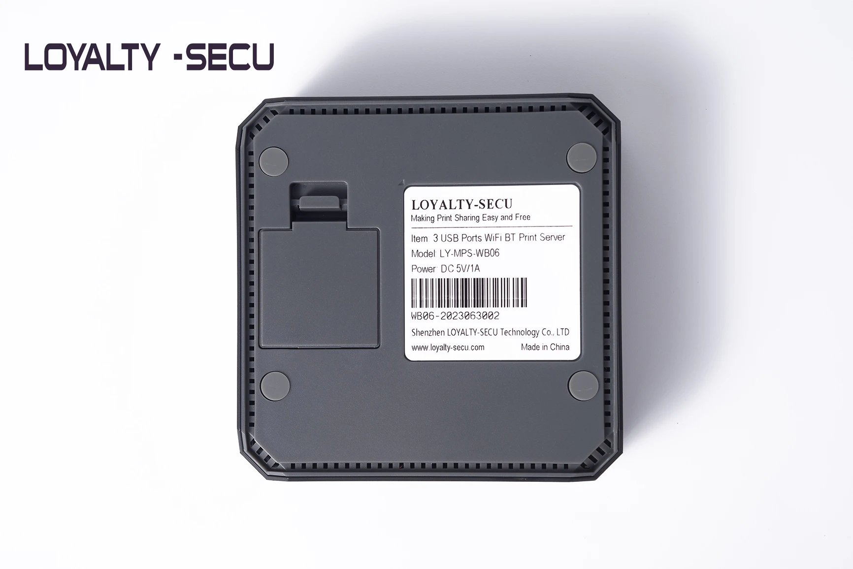 3 منافذ USB خادم طباعة شبكة WiFi بلوتوث لاسلكي لطابعات USB متعددة