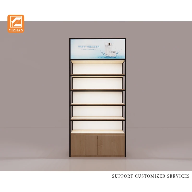

Fashion colorful custom cosmetics display stand beauty shop makeup stand