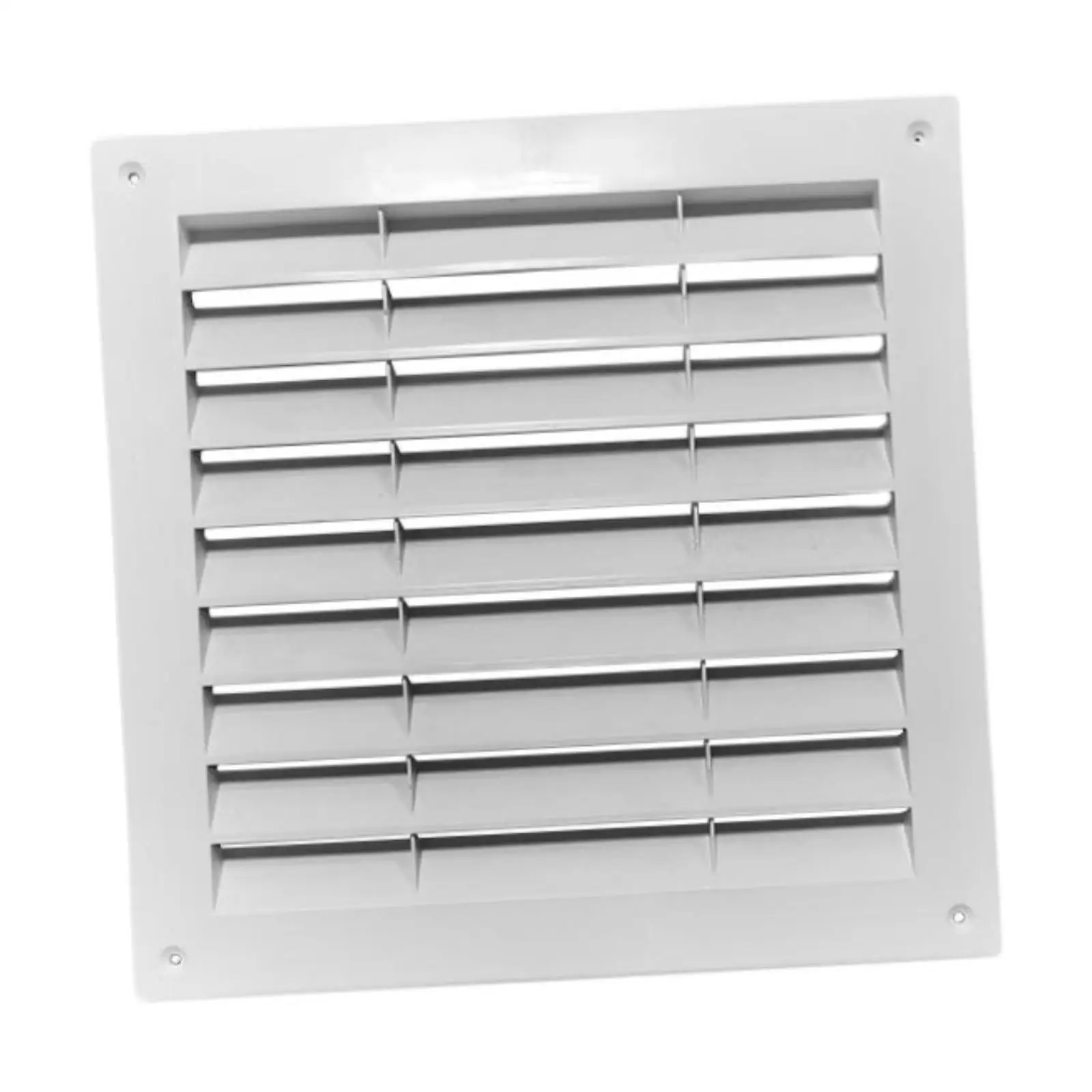 White Ventilation Grille Square Louver Air Vent Cover Durable Plastic Return Register for Bathroom Kitchen
