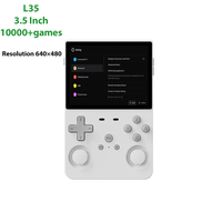 Open Source L35 Handheld Video Game System 3.5 Inch IPS Screen Portable Pocket Video Player 64GB Games