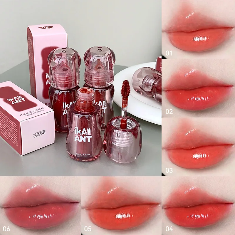 Crea colori bianchi con colori a specchio per labbra color olio, trucco umido, lucentezza trasmittata al ghiaccio, trucco labbra nella sensazione coreana di alta qualità, può abbinare con una varietà di trucchi. Adatto per la pelle gialla