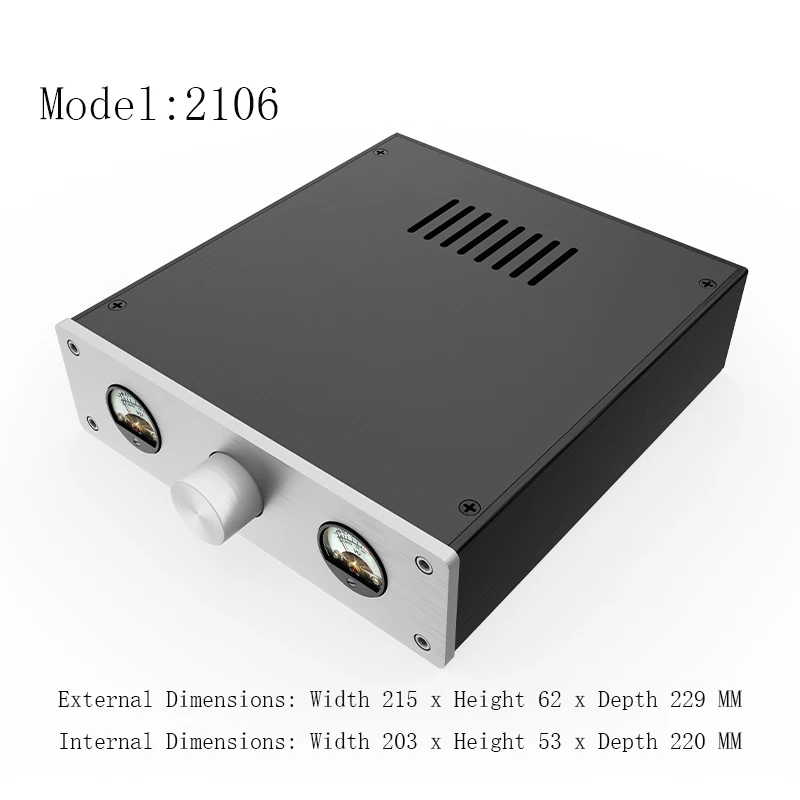 

Weiliang Audio Factory Direct 216 Шасси предусилителя Цельноалюминиевый корпус DIY Процессор мощности предусилителя Алюминиевый корпус