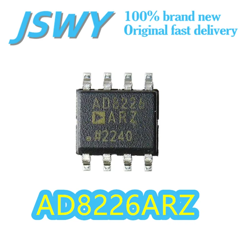 (10/50 pieces) AD8226ARZ Silk Print AD8226 SOIC-8 Package Instrument Amplifier Rail-to-rail output Original Speed ​​delivery