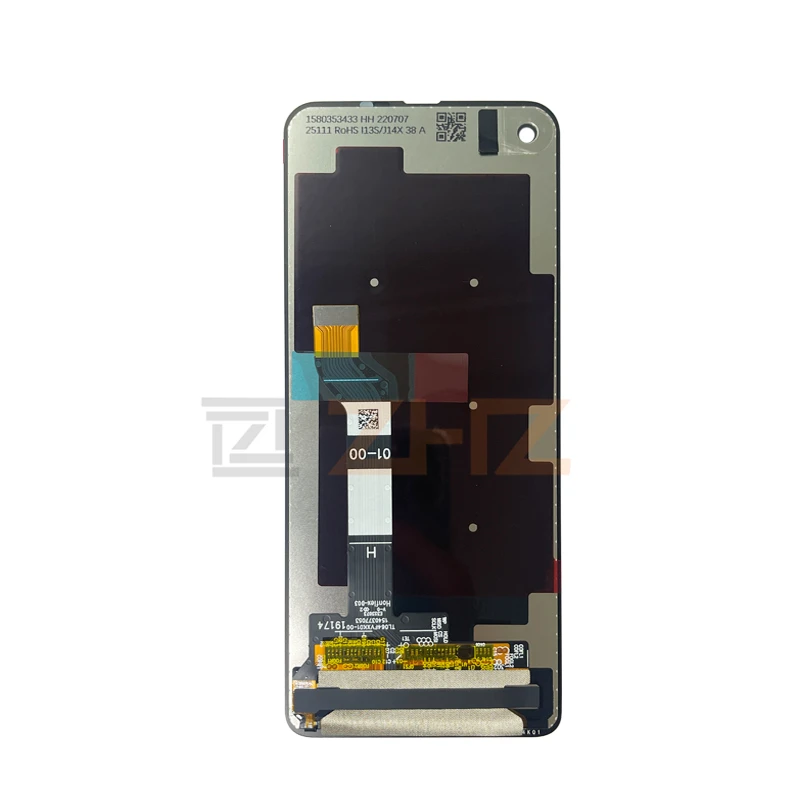 For Motorola One Action LCD Display Touch Screen Digitizer Assembly With Frame For Moto One Action Display Replacement Parts