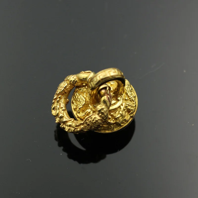 

KEBOLI Vintage Solid Brass Koi Fish Ring Pull Chinese Style Wealth Prosperity Design Heavy Dut