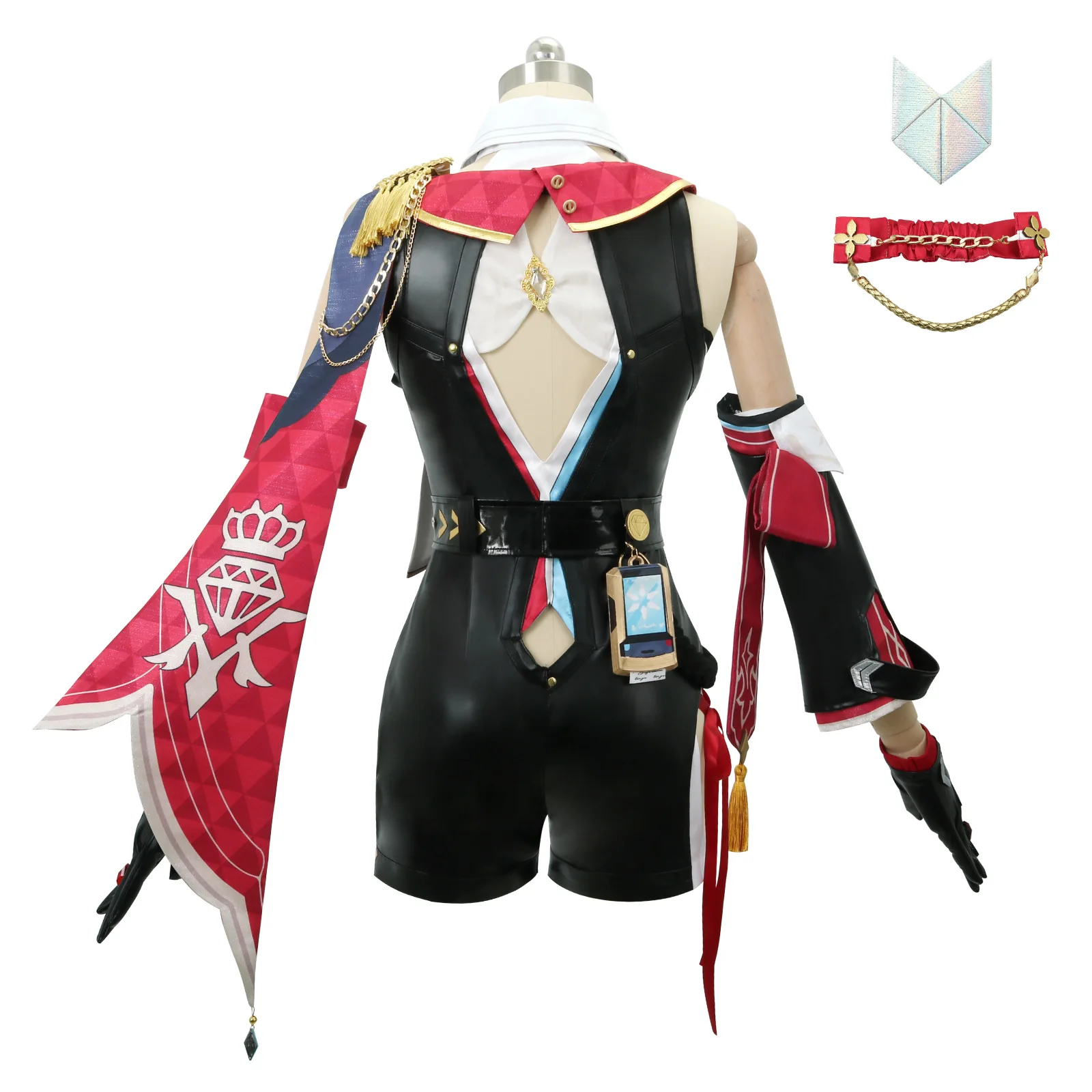 Stern Schiene Topas Cosplay Kostüm Honkai Stern Schiene Topas Numby Cosplay sexy Kostüm Topas der Schulden Retrieval Cosplay Perücke