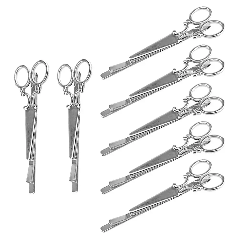

7Pcs Scissors Hair Clips Trendy Hair Accessories for Women Daily Use Birthday Holiday Styling Tools Scissors Clip