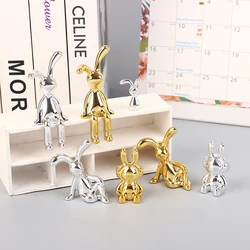 2024 New Kawaii Rabbit Ornament Ins Car Accessories Decorative Supplies Creative Desktop Ornament Room Decor Cute Children Gifts