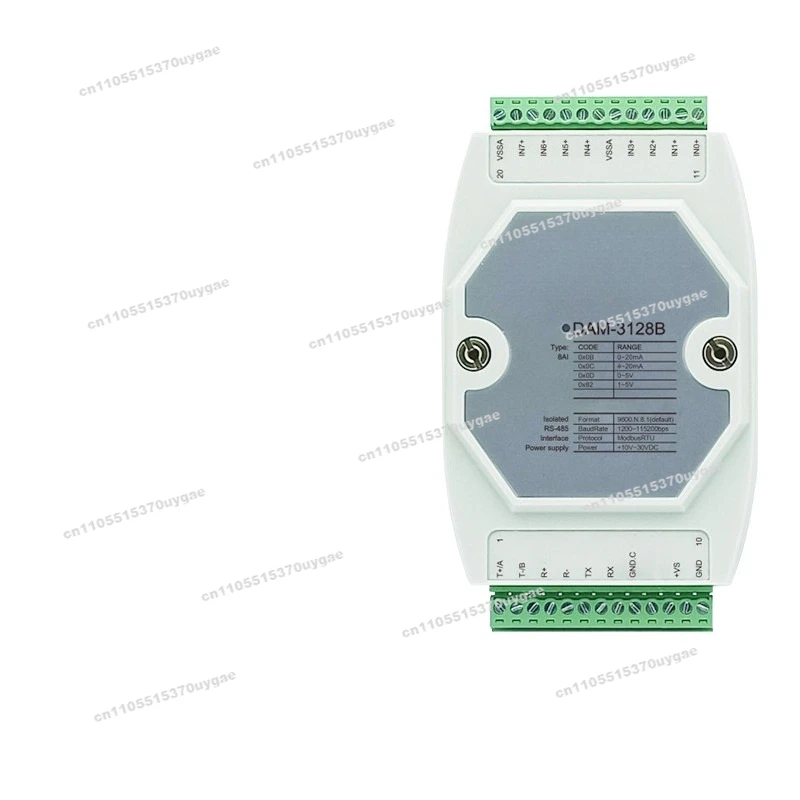 DAM3128B Analog To 485/422/232 Analog Acquisition Module Voltage and Current Input