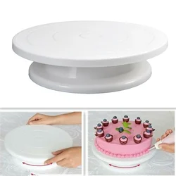 10 Inch Cake Turntable Rotating Anti-skid Round Cake Stand  Tools Cake Rotary Table Kitchen DIY Pan Baking Tools