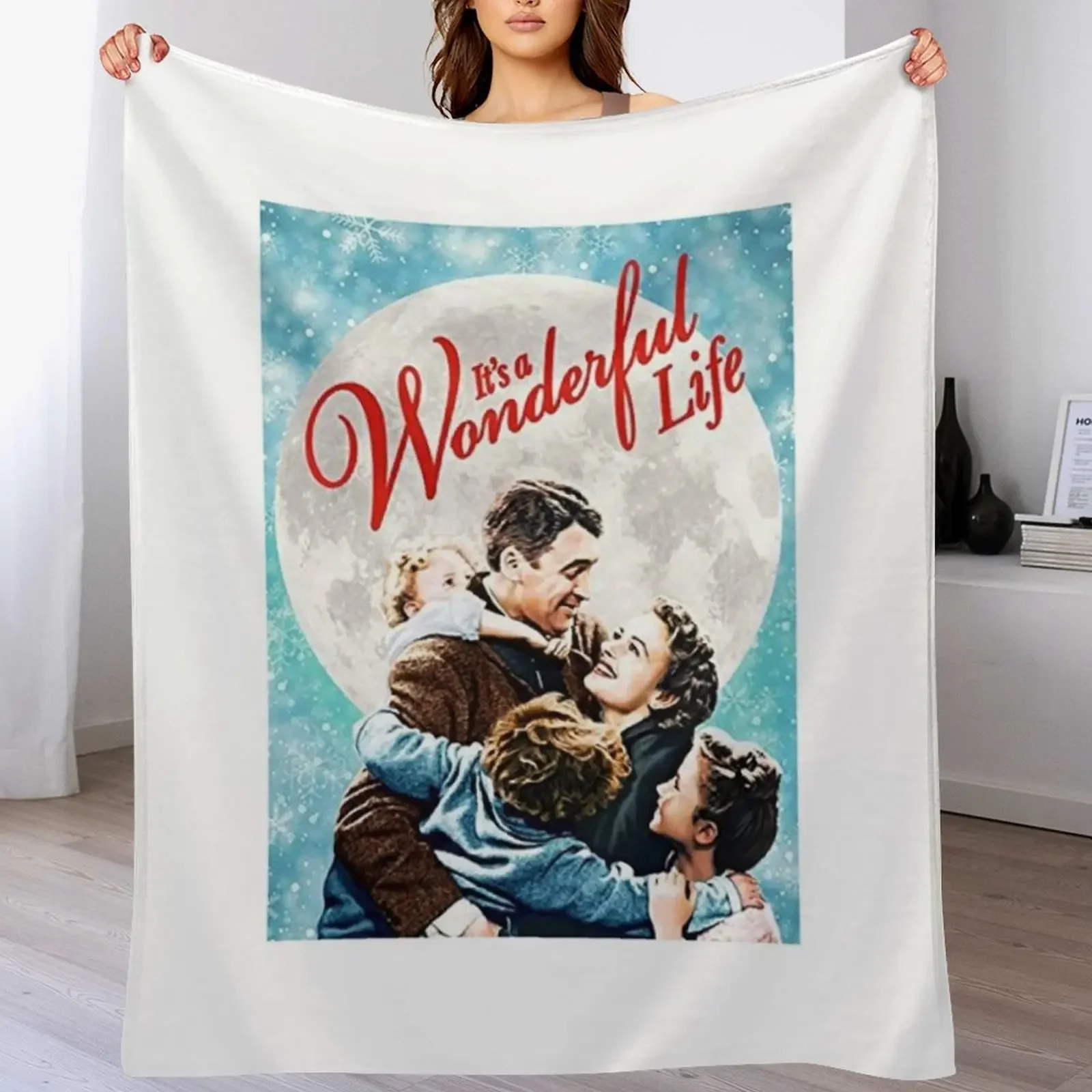 

its wonderful life family Throw Blanket Outdoor Soft Blanket for Picnic Beach Camping