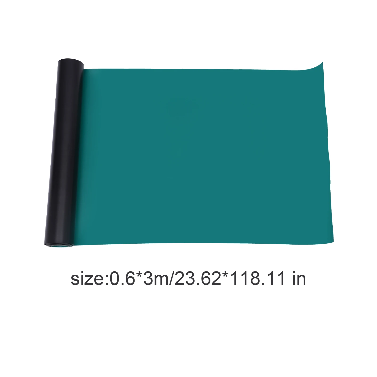 Large ESD Anti-Static Mat, High Temperature Rubber, Table Mat, Rubber Roll, Desktop, Soldering, Electro, 118 "x 23"