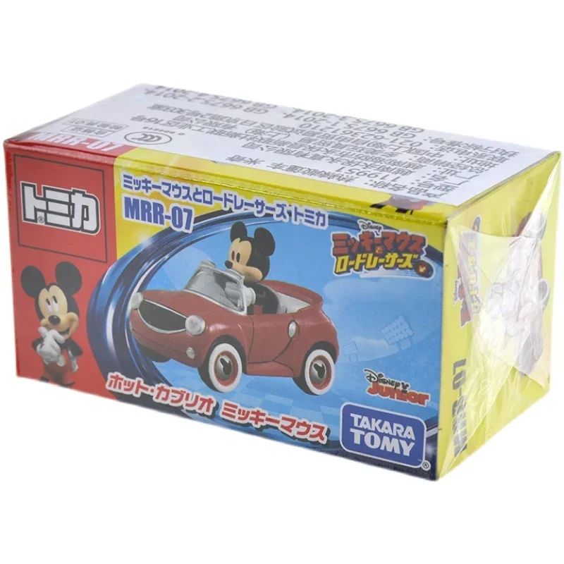 نموذج سبيكة من TAKARA TOMY-Diecast ، سباق Disney ، ميكي قابل للتحويل الساخن ، مجموعة الأولاد ، لعبة العرض ، هدية عيد الأطفال