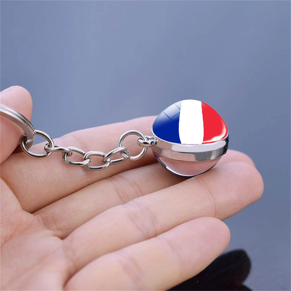 Europe Countries Flag Keychain Ukraine France Italy Greece Spain Croatia Bulgaria Romania Portugal Flag Key Chains for Men Gift