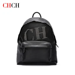 CHCH Women's Backpack 2025 Spring Black Travel Bag College Student Travel Backpack