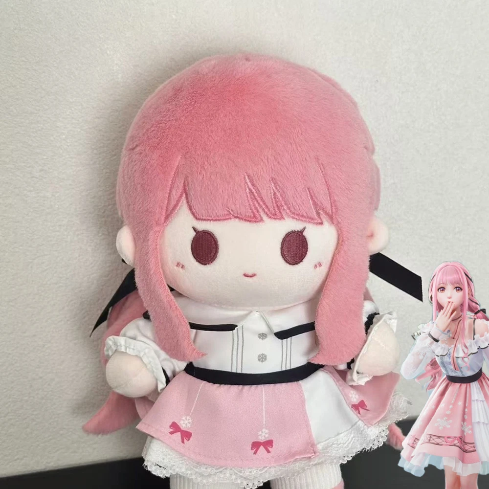 Game Infinity Nikki Cosplay Doll Pink Cartoon Character Plush Stuffed Cotton Doll Adult Collection Room Decoration